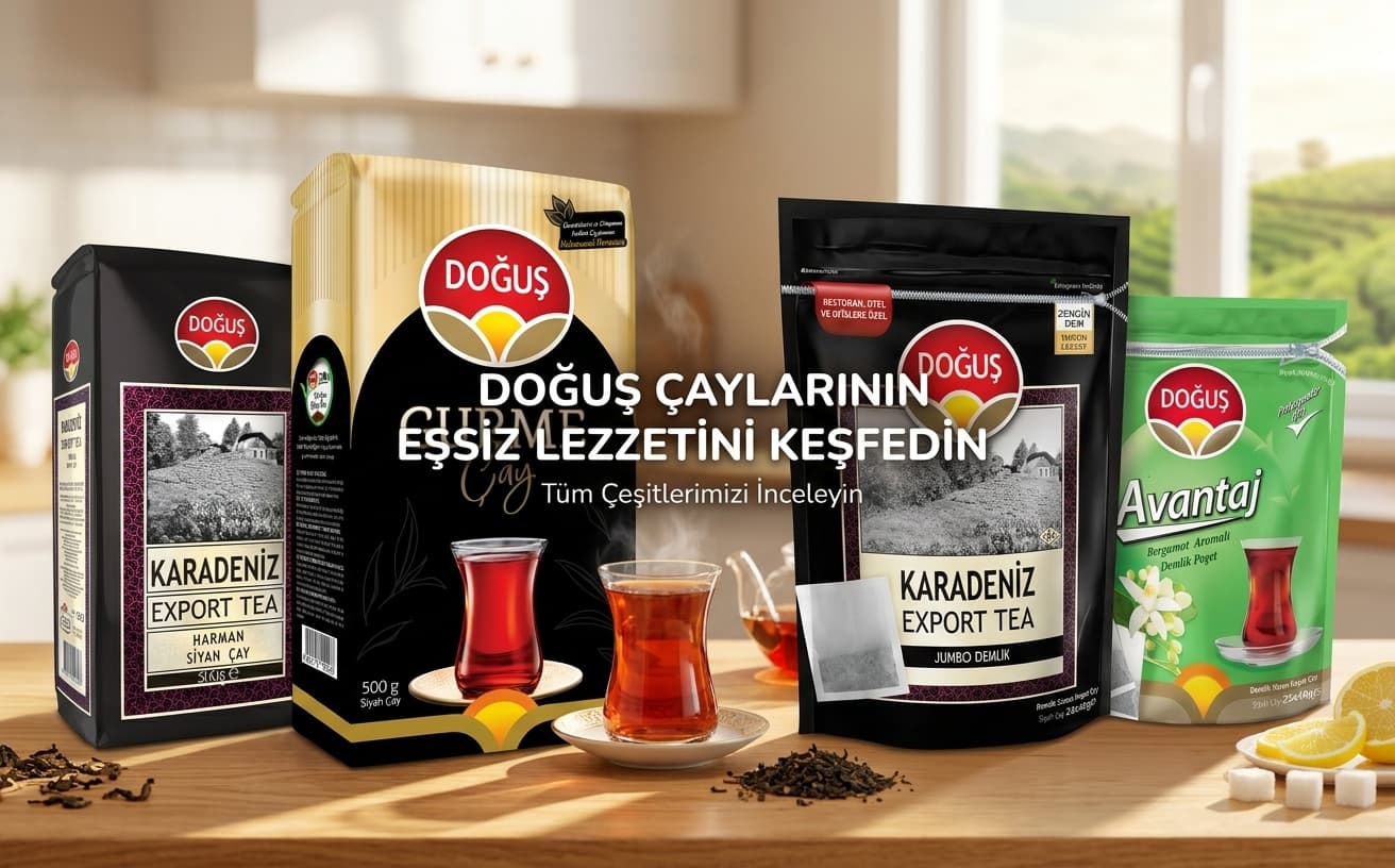 Doğuş Çay ürünleri — Karadeniz, Rize, Filiz, Tiryaki